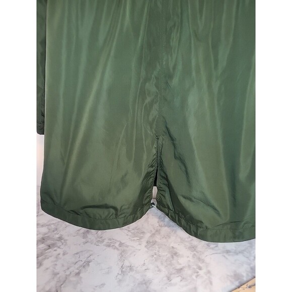 Old Navy Active Women's Green Water Resistant Hooded Rain Jacket Size Med *Read - Picture 7 of 9